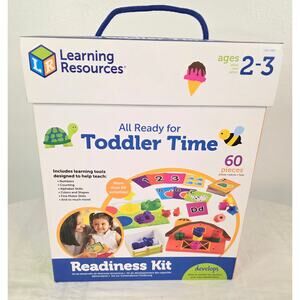 Learning Resources Toddler Time Readiness Kit Ages 2-3 New in Sealed Bags Visual